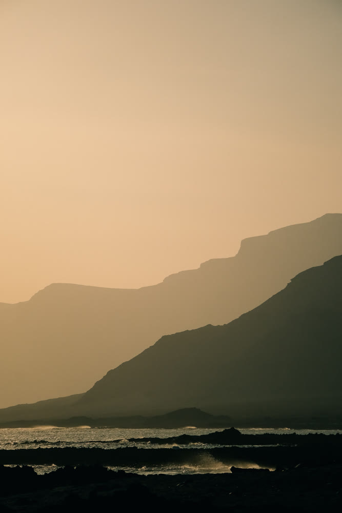 Peaceful coastal scenery inspires calmness. Calm coastal environment evokes relaxation and serenity