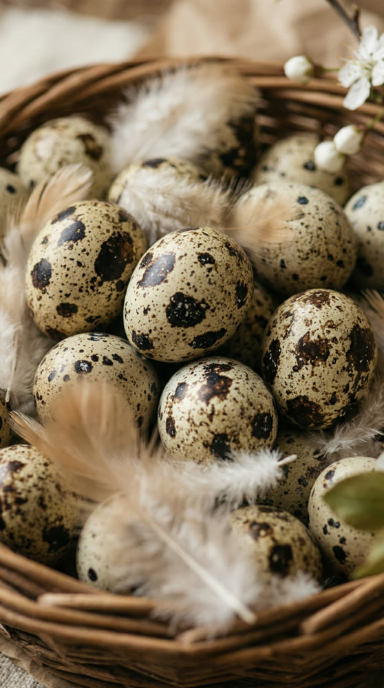 A multitude of painted Easter eggs. Visual aesthetics